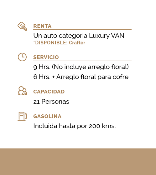 Novia luxury van